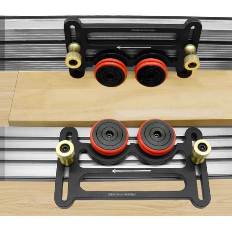 disque de pressage pour scie à table à bois, dispositif de pressage à rouleau à roulement multifonctionnel (1/5)