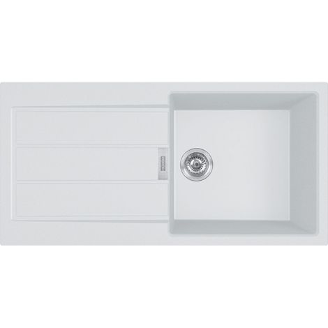 Evier Franke Sirius 2 Tectonite S2D611-100 - Blanc Artic (Moucheté)