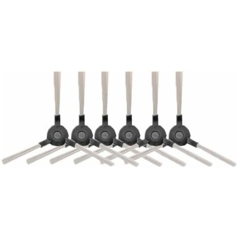 6 Pièces Brosses Latérales Robot Aspirateur Nettoyant Pièces pour Amibot Pure, Pulse et Prime,AMIBOT Prime H2O,AMIBOT Pure H2O,