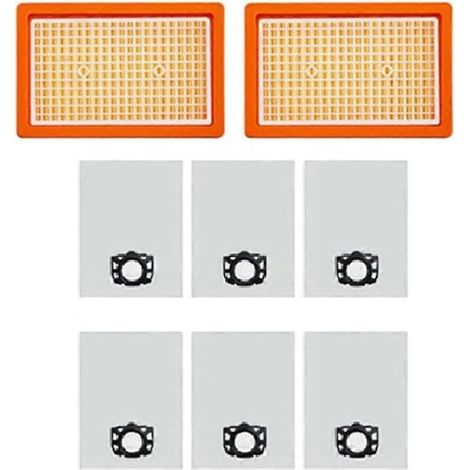 Filtre HEPA de rechange 2.863-005.0 pour aspirateurs KARCHER MV4, MV5, MV6, WD4, WD5 et WD6 (1/5)
