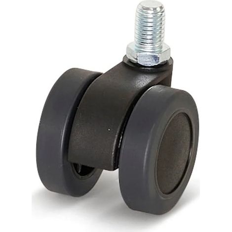 Roulette de meuble - MESO - Premium - PU - 42 mm - Tige filetée 8 x 15 mm