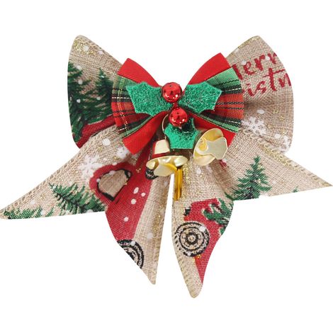 Lazo Navideño - Para Árbol De Navidad Y Decoración De Regalos - 1 Unidad (1/5)