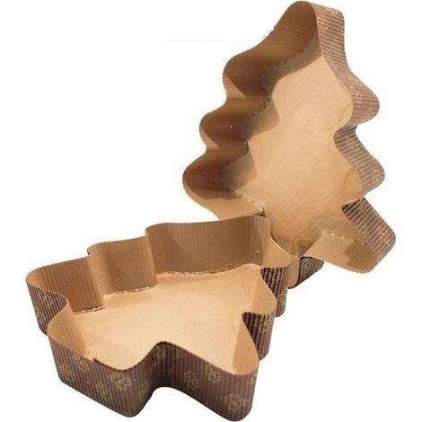 Ghidini stampo set 2 albero 900 g carta da forno