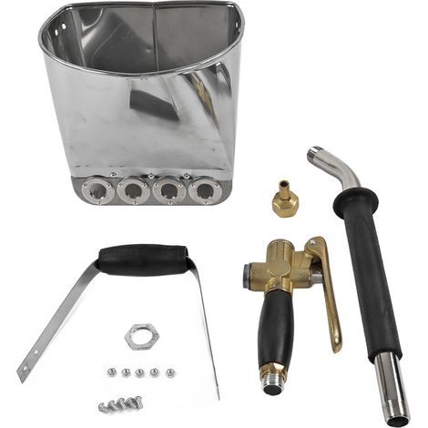 Pistolet à mortier 4 jets multifonction antirouille léger démontable pour rénovation (1/5)