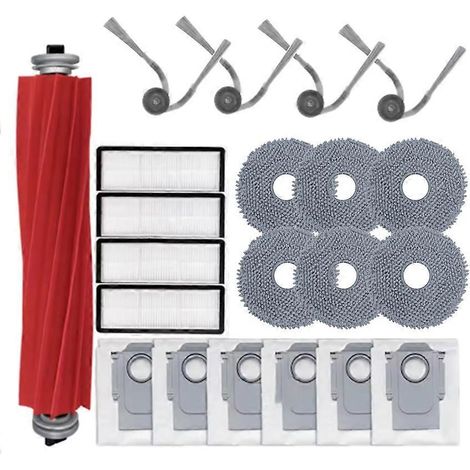 Für Roborock QV 35A / QV 35S / QR 598 / QR 798 / Qrevo L Staubsauger: Haupt-/Seitenbürste, Filter, Reinigungswalze, Staubbeutel (1/5)