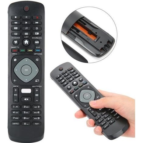 Télécommande de remplacement - Compatible avec les télécommandes de téléviseurs Philips - Smart (1/3)