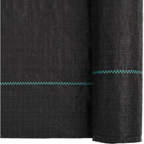 Membrane anti-mauvaises herbes noir 4x5 m PP CFW712617 (1/5)
