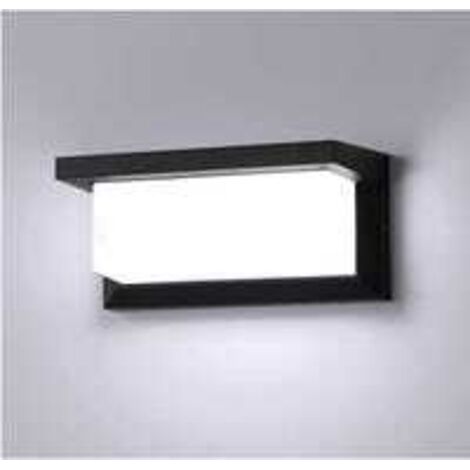 Applique murale LED extérieure, étanche IP65, décorative pour jardin, à induction (lumière blanche)