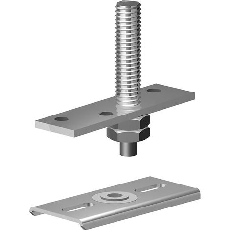 Slid'Up By Mantion – Pivot bas pour porte coulissante SLID'UP 140/150 – Longueur 140/150cm – Compatible bois dur – Garantie 5 ans – Quantité 1 - UP 140 ET (1/4)