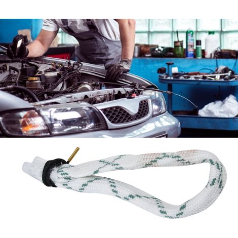 Nettoyeur de corde en coton 190cm, outil flexible et réutilisable pour l'entretien des machines, lavable en machine G01:12ga (1/5)