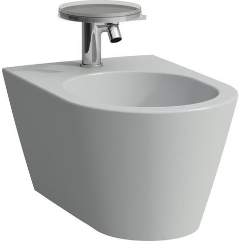 Bidet mural KARTELL 1 robinet version gris LAUFEN
