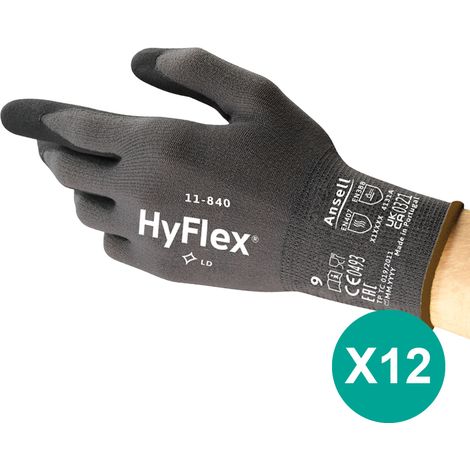 Ansell – Gants de manutention taille 9 – Résistant à l'abrasion et aux coupures – 12 paires – Norme EN388 4131A – Usage professionnel (1/5)