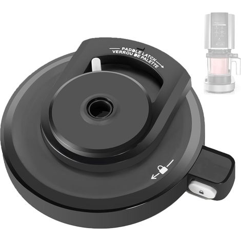 Coperchio esterno per ciotola, coperchio di ricambio per la serie Ninja Creami, senza BPA e lavabile in lavastoviglie, compatibile con le serie NC299AMZ/NC301/NC300/NC201/NC101 (senza paletta)
