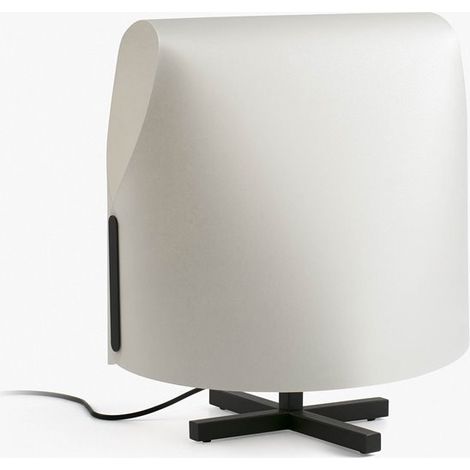 Faro Luang Lámpara de mesa mediana negra, beige (1/5)