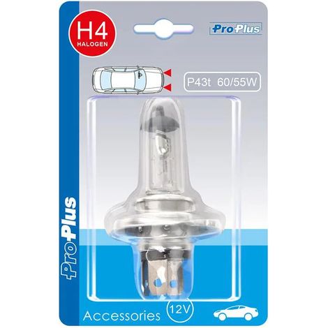 Lampe De Voiture 12v 60/55w P43t H4 Dans Blister (1/4)
