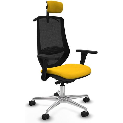 Piqueras y Crespo D086N2H Ergonomischer Bürostuhl in Gelb (1/3)