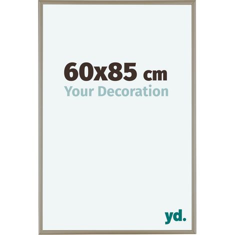 yd. - Cadre photo 60x85 - Champagne - Aluminium - Kent