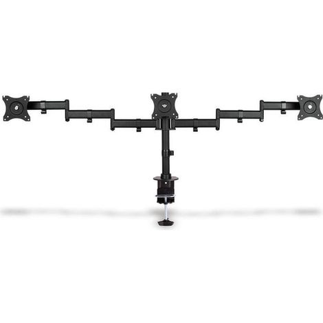 Digitus Soporte de mesa para monitor triple, 15-27", negro carga máxima 3x8Kg,VESA max100x100 (1/4)