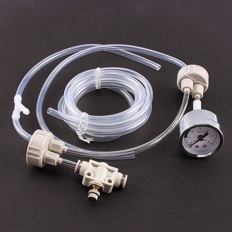 Kit DIY D201 para generación de CO2 en acuario - Kit de manómetro con válvula de tubo