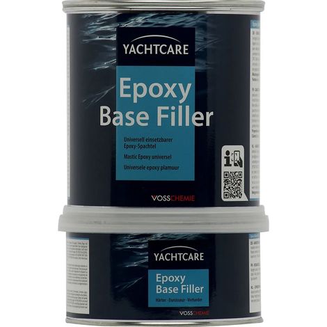 Masilla epoxi náutica, base epoxi para relleno, 2 kg, reparación epoxi barcos (1/5)