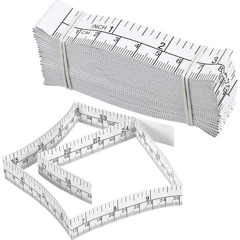 Mètre ruban en papier 1m 25 pièces, pour classe et bricolage (1/5)