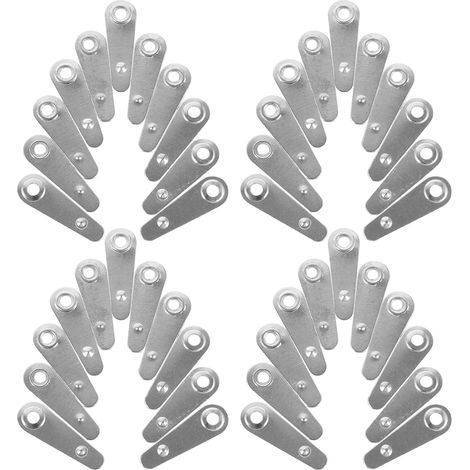1000 Boucles Robustes en Fer Argenté pour Cadre Photo, Attache Décorative Facile à Installer Durabilité Améliorée, pour Supports de Petite Taille (1/5)