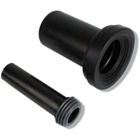 Vidage WC,Jeu de manchettes pour cuvette, XU,suspendueTuyau d'égout + tuyau de chasse d'eau, article maison pratique, matériaux sûrs/écologiques, durable, easy à nettoyer - (1/4)