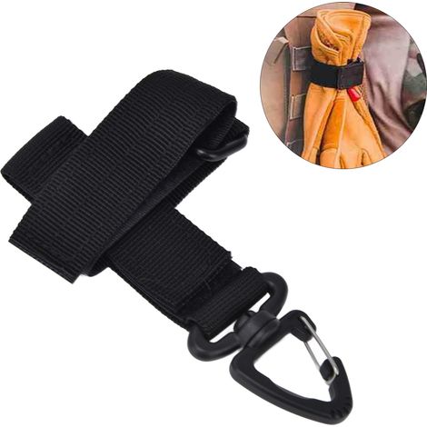 5 Pièces Multiusage Clips de Suspension Résistants pour Gants Tactiques, Rangement Corde Parapluie Randonnée Jardinage - KZQ (1/5)