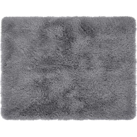 Marlow Rug Fluffy Soft Pile Carpet Non Slip Anti Shedding for Living Room Grey (1/5)