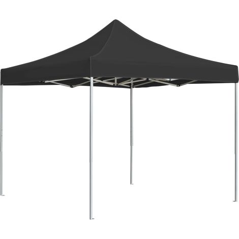 Carpa plegable profesional de aluminio antracita 3x3 m vidaXL