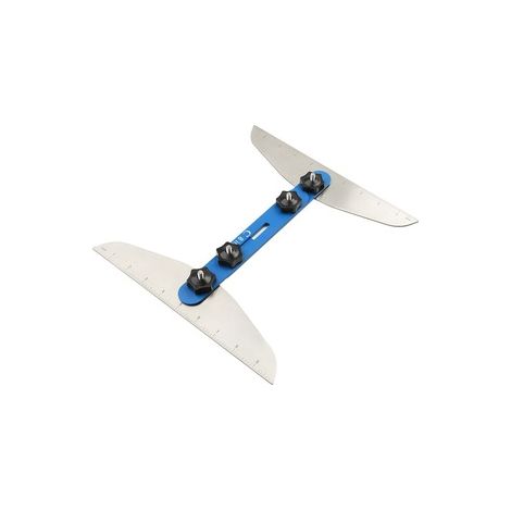 Règle pliante télescopique pour mesure d’escalier – Jauge de profondeur de marche – Outil compact pour menuisier et carreleur
