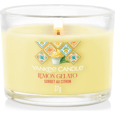 Mini candela Yankee Candle al gusto di limone e gelato, 37 g