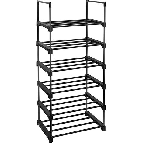 Zapatero modular negro de 106 cm (1/5)