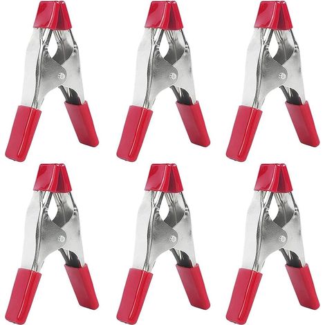 6 Pièces Pinces à Ressort en Métal de 4 Pouces Pince (1/5)
