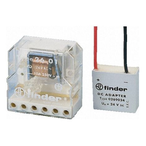 Telerruptor FINDER 12Vac 1Cto Abierto En Reposo 10Amp Biestable 26018012.0000