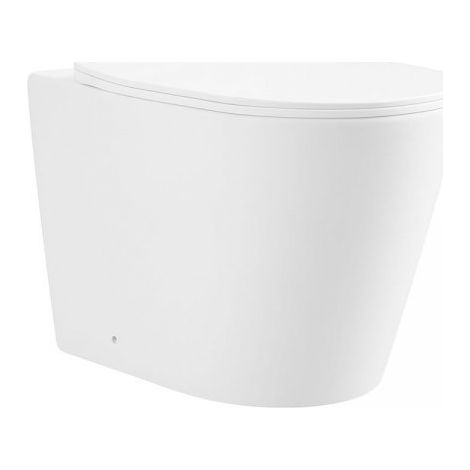 WC a pavimento bianco opaco YJ-3380MW senza brida 36x56x40