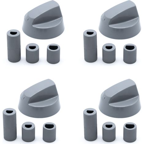 Manija perillas mando Universal para Horno (4 uds)  Gris (1/4)