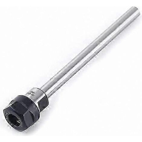 Mandrin de tour à fraiser CNC avec pince ER11, rallonge métallique à queue droite pour outils d'usinage CNC (1/5)