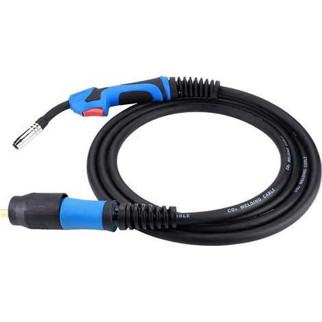 Antorcha de soldadura MIG con protección de gas MB15AK, conexión estándar europea de 3,8 m. (1/5)