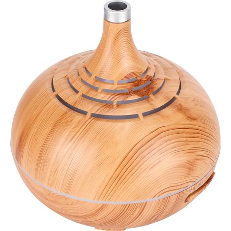 Diffuseur d'huiles essentielles ultrasonique 100ml avec veilleuse LED 7 couleurs - Prise EU 100‑240V (1/5)