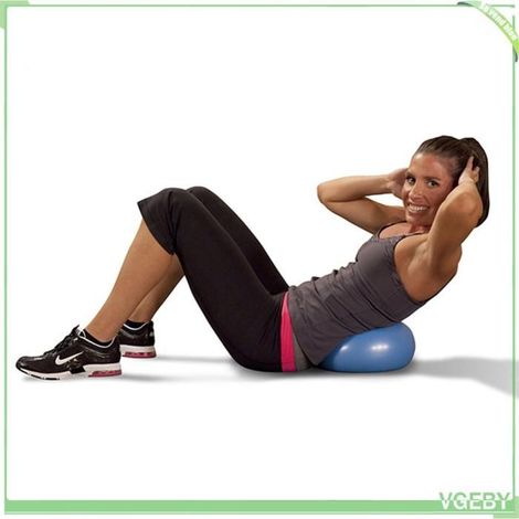 Balle de yoga - FAFEICY - 25cm - PVC - Antidéflagrant - Rose (1/5)
