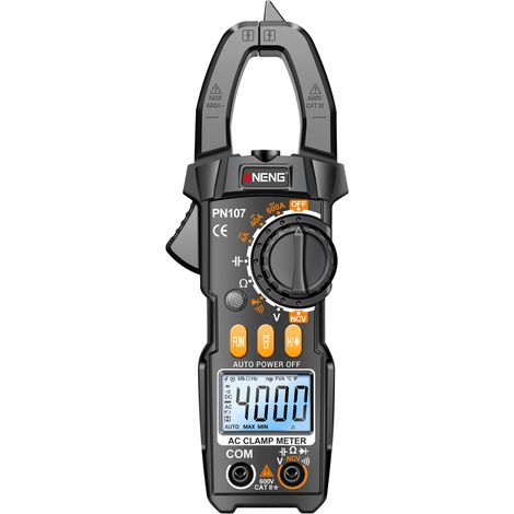 PN107 CAT II Wechselstrom-Multimeter 600V AC/DC Strommessung Spannungsprüfer