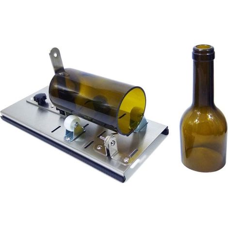 Coupe-bouteilles en verre, un outil idéal pour découper les bouteilles de vin ou les bocaux en verre, et parfait aussi pour créer des lampes, des bougies ou des pots de fleurs originaux. (1/5)