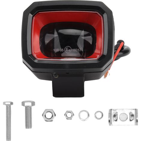 Ortviai Feu de Sécurité pour Chariot Élévateur LED 7303S Rouge 12 V – Alliage d’Aluminium, Haute Luminosité 6000 K