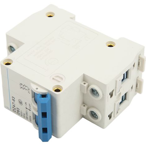 Disjoncteur miniature 2 positions, montage sur rail DIN, isolateur de courant différentiel résiduel 400 V CA 63 A (1/5)
