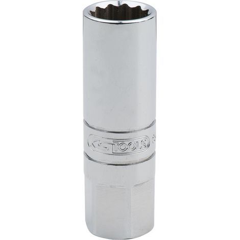 KS Tools 3/8 CHROMEplus Spezial-Zündkerzen-Stecknuss, dünnwandig, 14 mm (1/3)