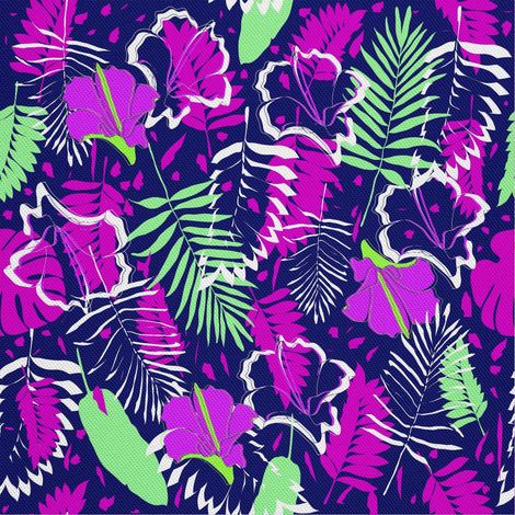 Tela decorativa para exteriores Oxford - Motivo de hoja de palmera I DX082 (1/5)