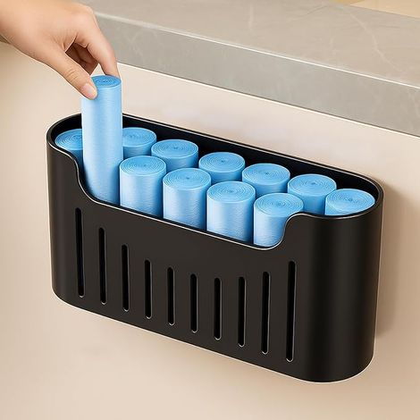 boîte de rangement pour porte d'armoire,Noir (1/5)