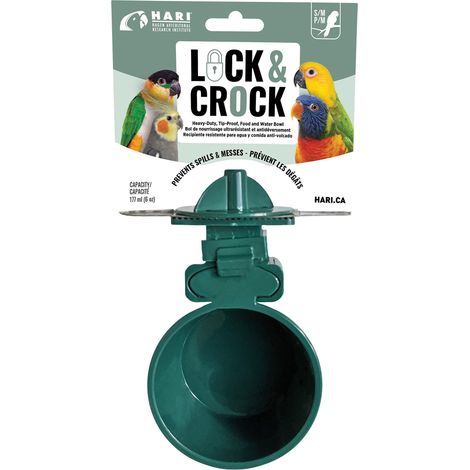 Gamelle pour Nourriture et Eau, Accessoire pour Cage à Oiseaux, Petit (1/5)