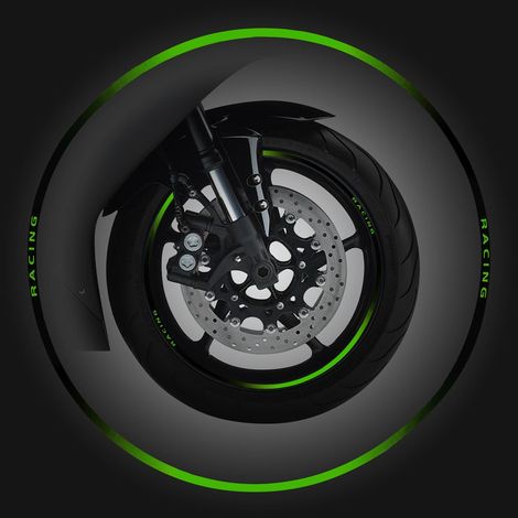 Wheel Rim Kit Componibile - Colore: VERDE KAWA